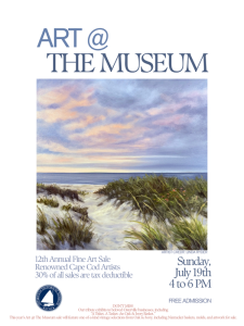 Art @ the Museum flier