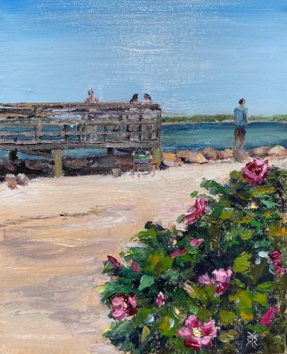 Oil_Rugosa and Dowses Fishing Pier